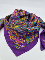 Bold Purple Paisley