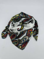 White Paisley Border