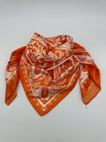 Blotted Orange Paisley