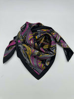 Fuchsia & Gold Bold Paisley