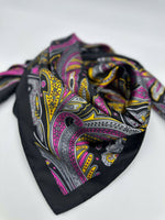 Fuchsia & Gold Bold Paisley