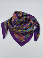Bold Purple Paisley