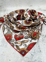 Red, Tan & Black Paisley-tc-ranchwear.com