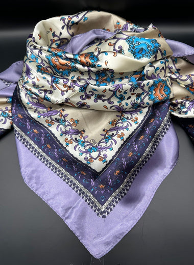 Lavender & Tan Floral - The Thrifty Cowgirl, Co.