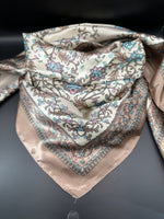 Mocha Floral Border - The Thrifty Cowgirl, Co.