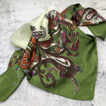Olive Green Paisley - The Thrifty Cowgirl, Co.