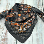 Black Orange Paisley - The Thrifty Cowgirl, Co.