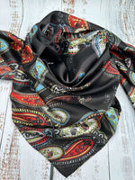Black Paisley Border - The Thrifty Cowgirl, Co.