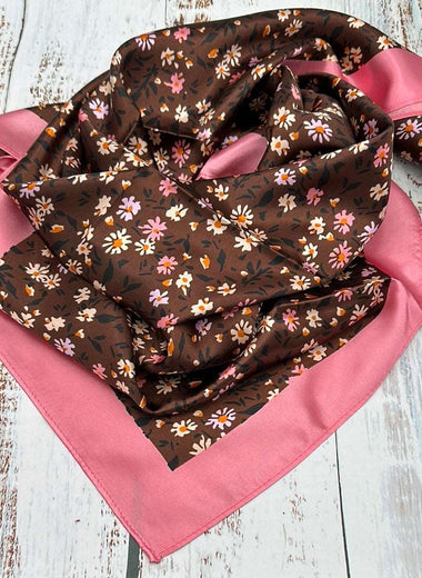 Brown & Pink Daisy - The Thrifty Cowgirl, Co.