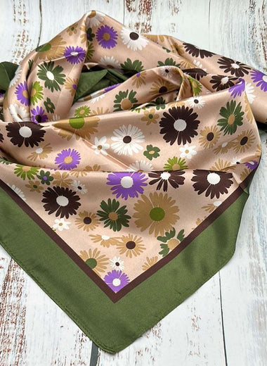 Olive Purple Retro Daisy - The Thrifty Cowgirl, Co.