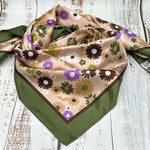 Olive Purple Retro Daisy - The Thrifty Cowgirl, Co.