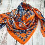 Orange Paisley - The Thrifty Cowgirl, Co.