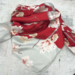 Red & Silver Floral - The Thrifty Cowgirl, Co.